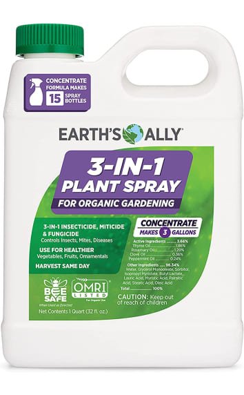 Control de insecticidas, fungicidas y ácaros arañas, para plantas de interior y exterior y jardines